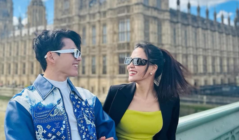 Quốc Thiên và Hà Nhi chia sẻ hình ảnh trên sông Thames – London