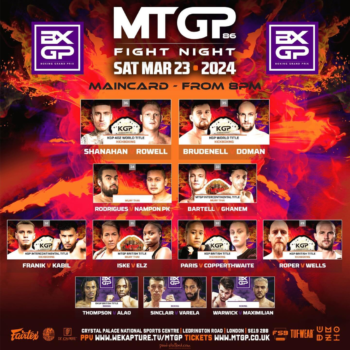 MTGP 86 Main Card